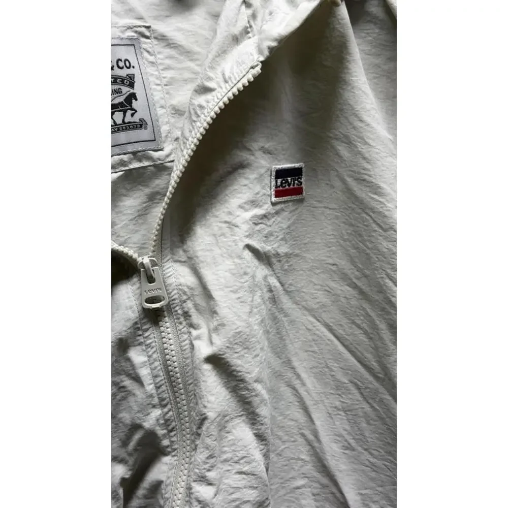 Levi’s Vintage‎ Nylon Windbreaker Jacket Hooded Colorblock XL
